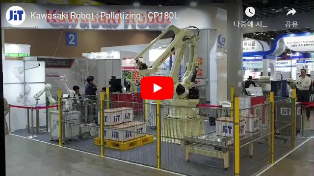 Kawasaki Robot : Palletizing - CP180L